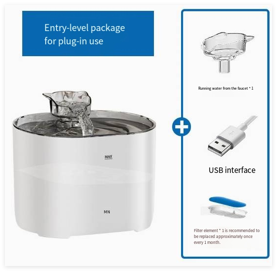 Premium Cat Water Fountain